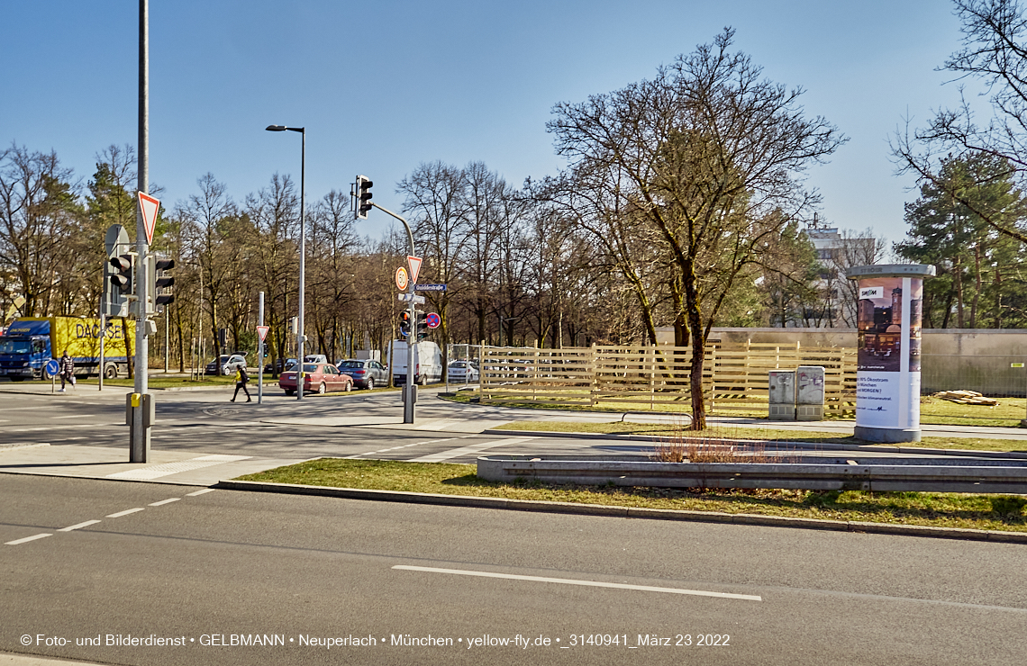 21.03.2022 - Baustelle am Haus für Kinder in Neuperlach